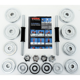 York Fitness 20 KG Chrome Dumbbell Set ( 2 X 10KG)